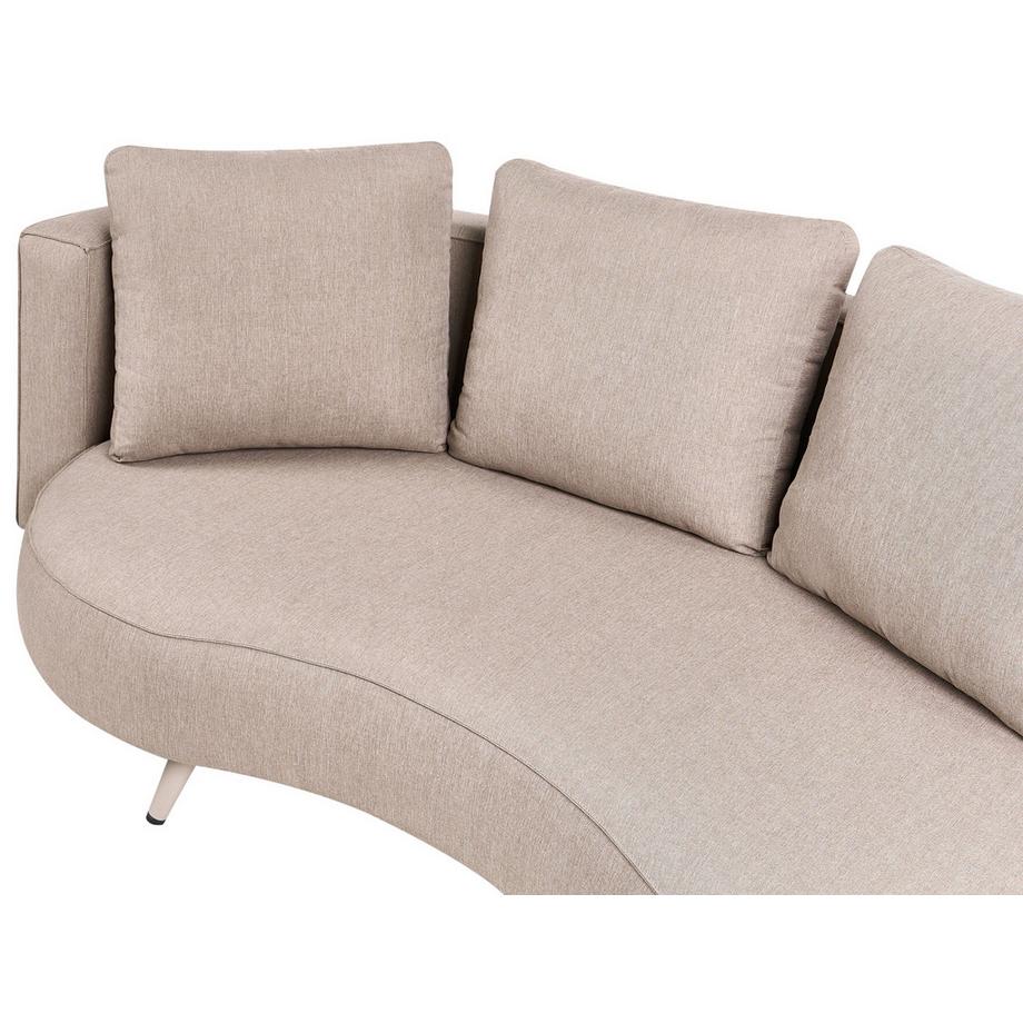 Beliani Canapé 3 places en Oléfine Rétro PARORI  