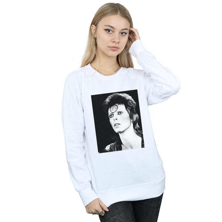 David Bowie Looking Bedrucktes Sweatshirt  