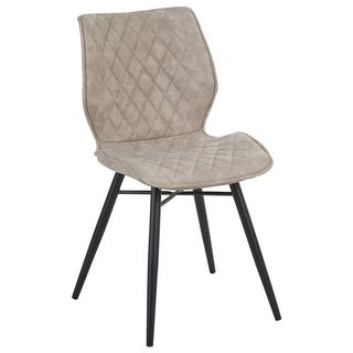 Beliani Chaise de salle à manger en Polyester Glamour LISLE  