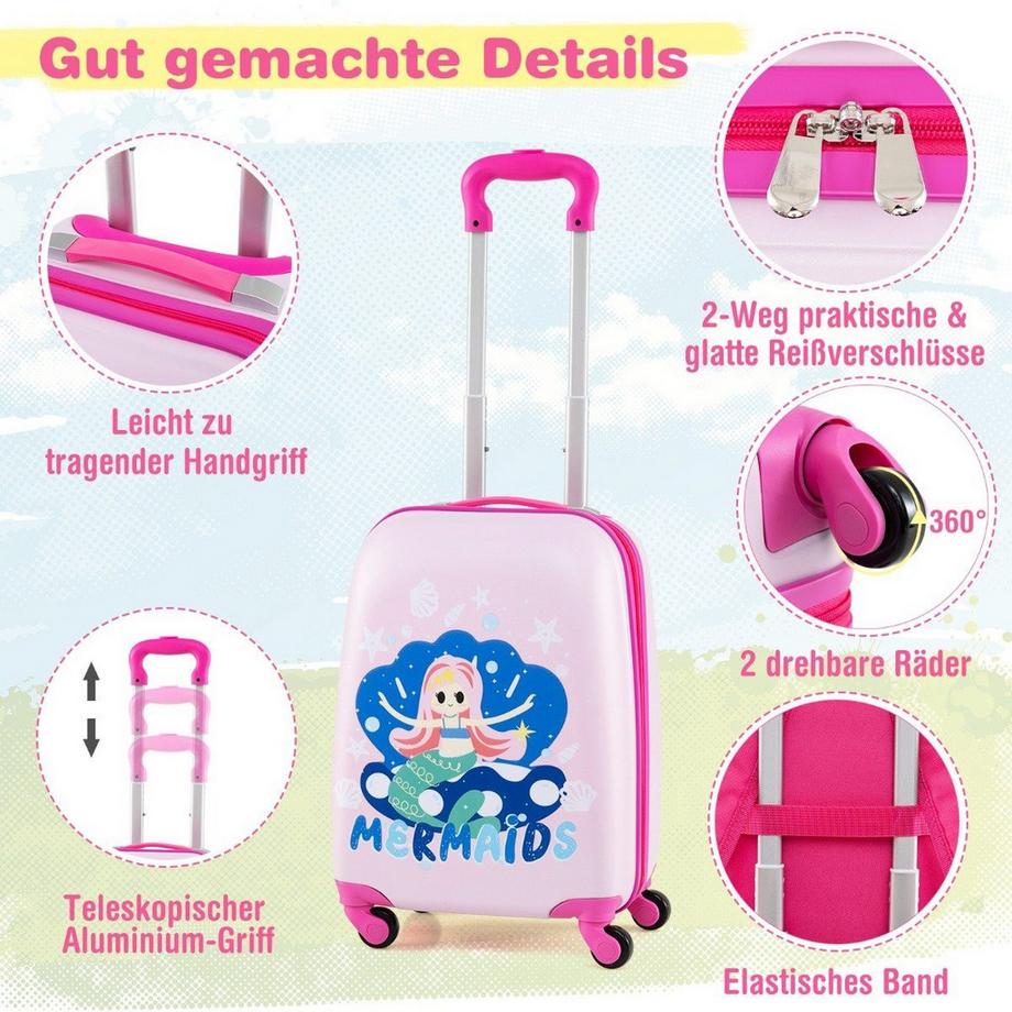 Northix  Kindergepäckset – Trolley & Rucksack 