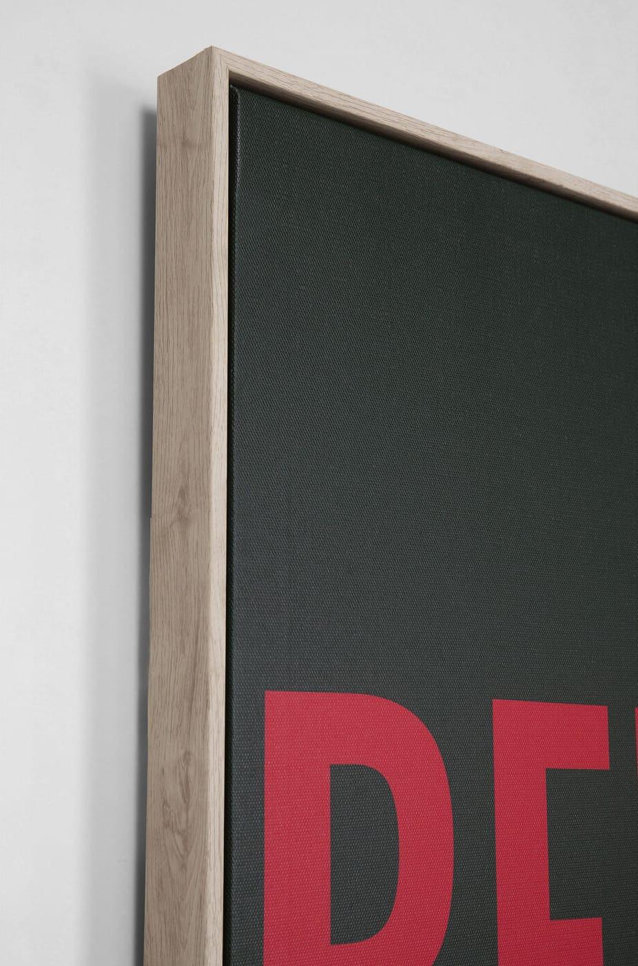 KARE Design Gerahmtes Bild Red Flag 40x60  