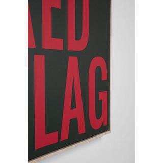 KARE Design Quadro incorniciato Bandiera Rossa 40x60  