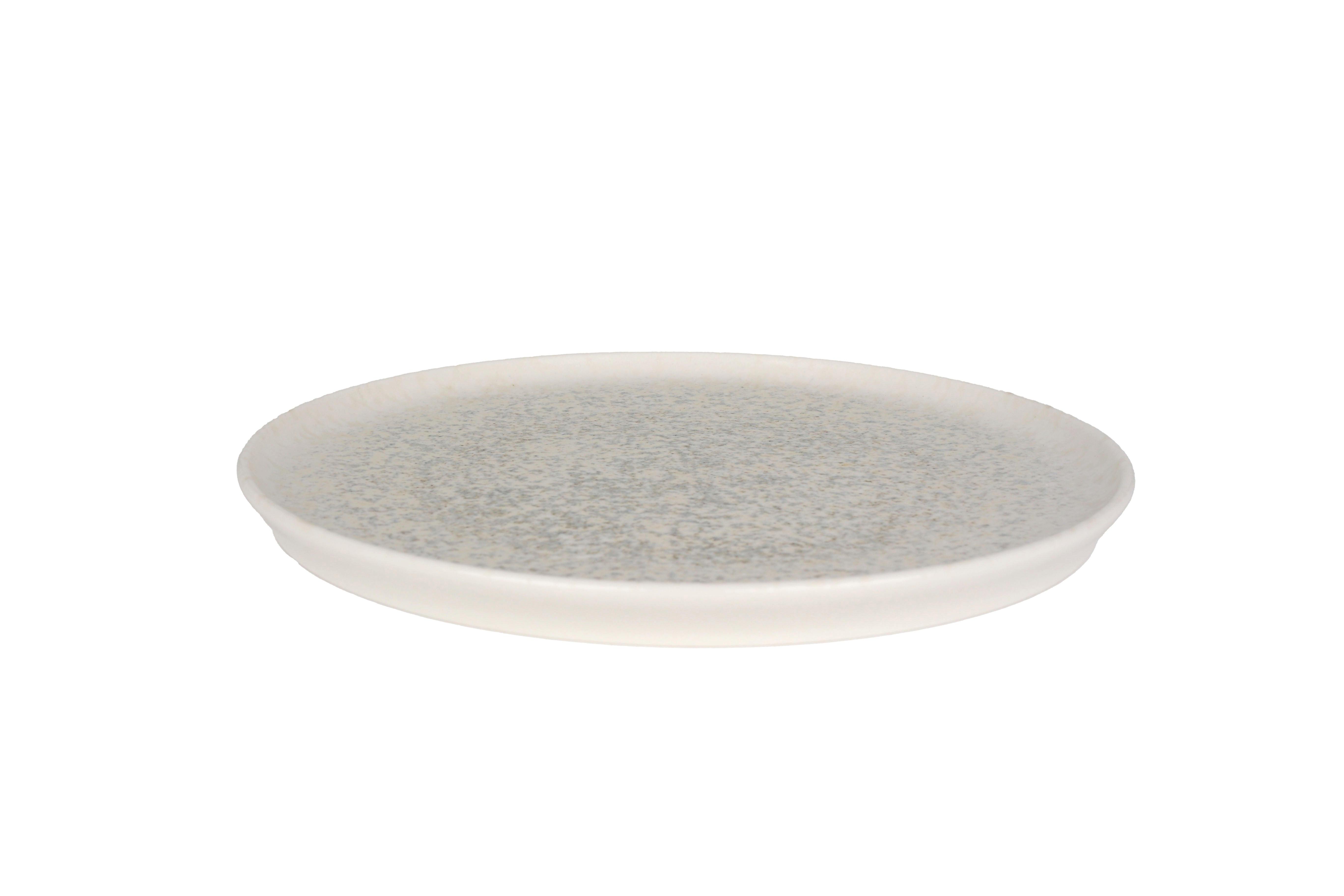 Bonna Piatto Da Dessert - Lunar White -  Porcellana - 22 cm- set di 6  