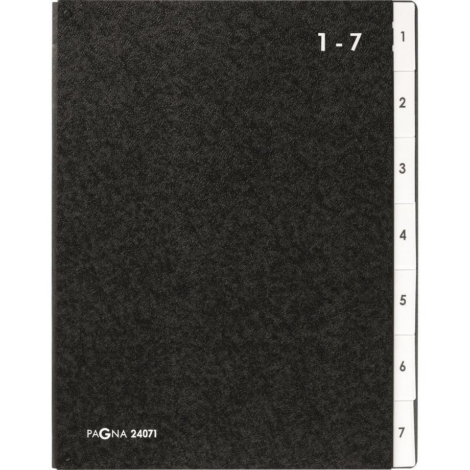Pagna PAGNA Pultordner A4 24071-04 schwarz 7 Fächer  