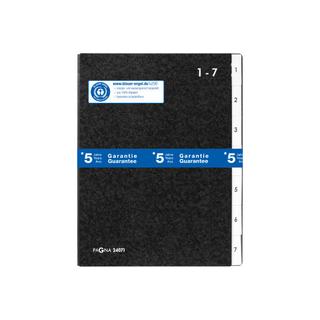 Pagna PAGNA Pultordner A4 24071-04 schwarz 7 Fächer  