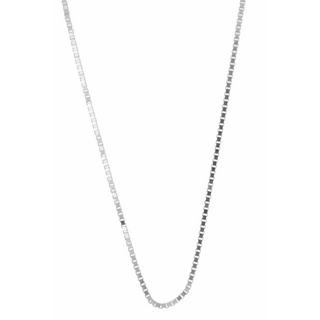 MUAU Schmuck  Collier Venezianer Weissgold 750, 0.9mm, 45cm 