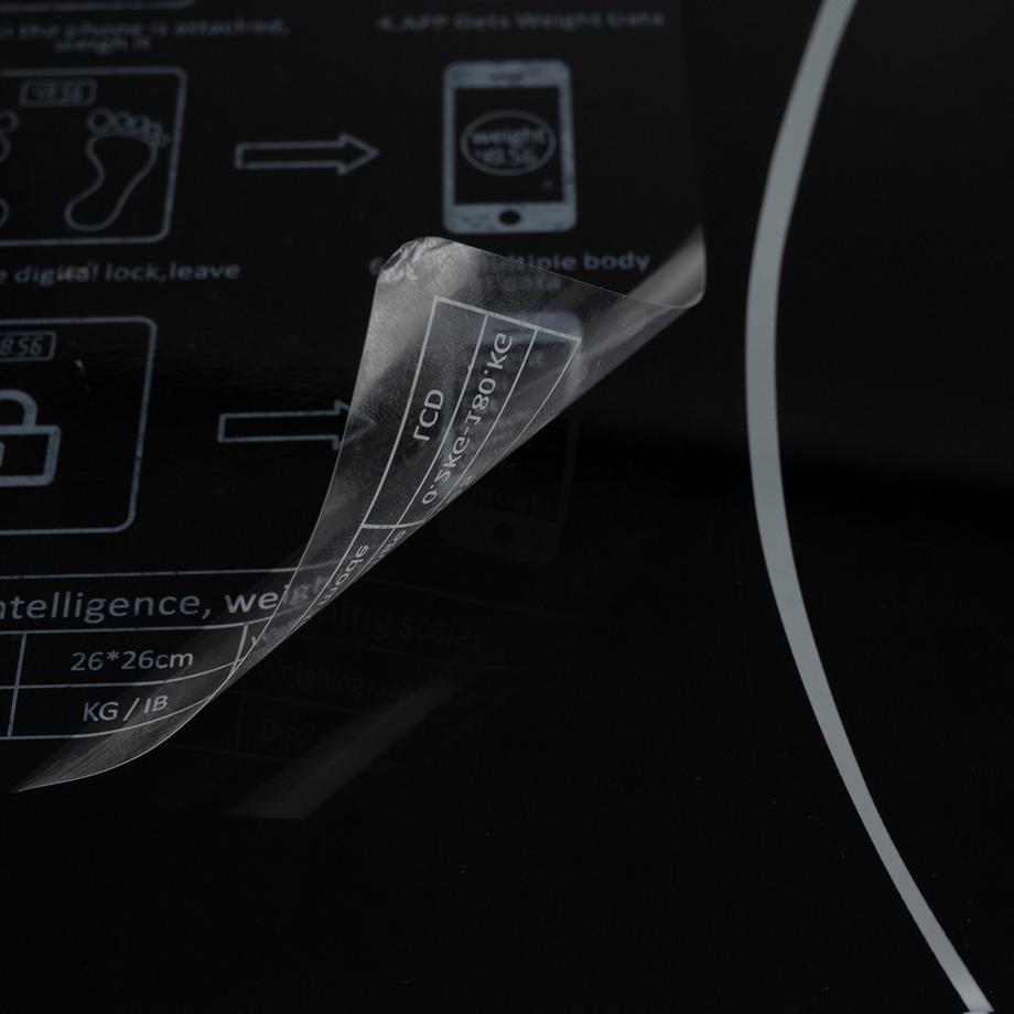 Ruhhy Intelligente Personenwaage mit Bluetooth - misst bis zu 180 kg  