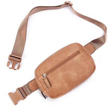 Sac à ceinture, sac transversal en cuir PU, sac à bandoulière