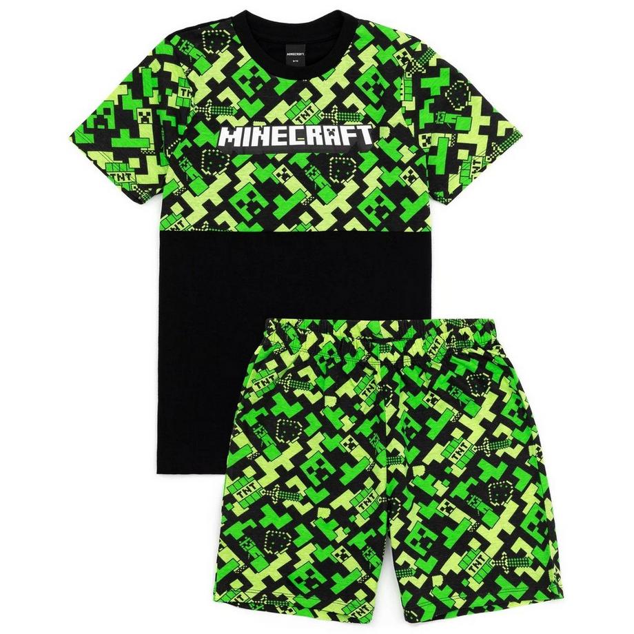 MINECRAFT  Ensemble de pyjama court 