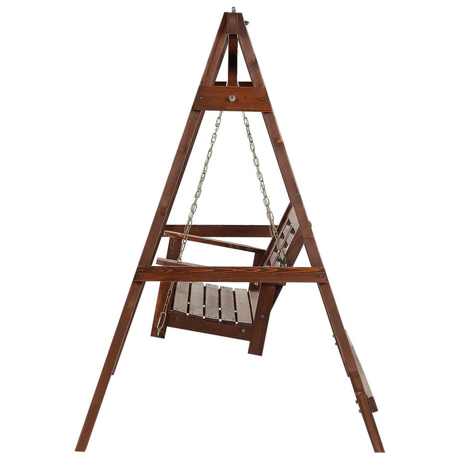 Beliani Dondolo da giardino en Legno di abete Classico NERITO  