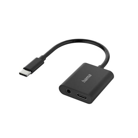 hama  HAMA Audio-Adapter 2in1 USB-C auf 3,5-mm-Klinke/USB-C-Buchse 