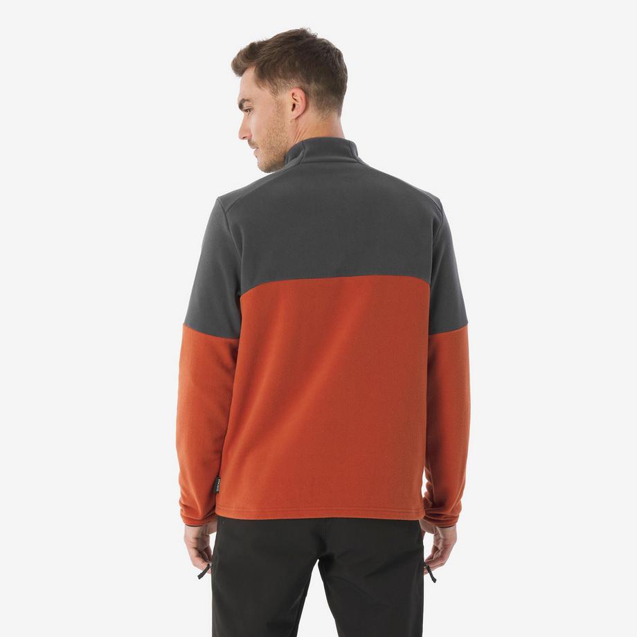 QUECHUA Fleecepullover Half Zip Wandern  