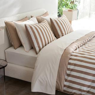 AM.PM Bleuenna Taie d'oreiller rayée  