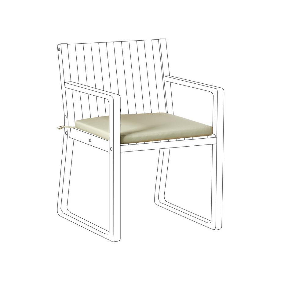 Gartenstuhlkissen aus Polyester Modern SASSARI PREMIUM