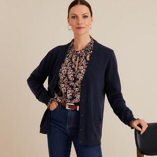 La Redoute Collections  Cardigan mit Knopfverschluss 