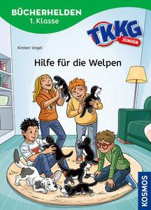 TKKG Junior, Bücherhelden 1. Klasse, Hilfe für die Welpen Vogel, Kirsten; Julian, COMICON S.L.; Beroy + San (Illustrationen) Copertina rigida 