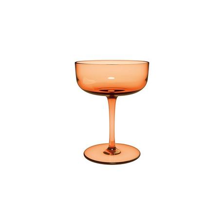 like. by Villeroy & Boch Coppa champagne / da dessert, Set 2 pz Like Apricot  