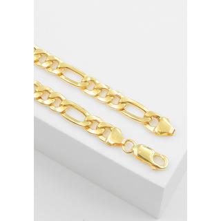 MUAU Schmuck  Bracelet Figaro Gelbgold 750, 5.6mm, 21cm 