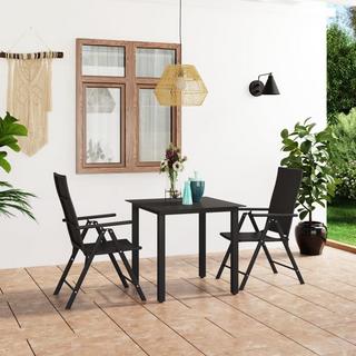 VidaXL set da pranzo Polirattan  