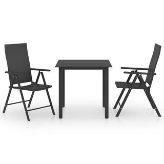 VidaXL set da pranzo Polirattan  