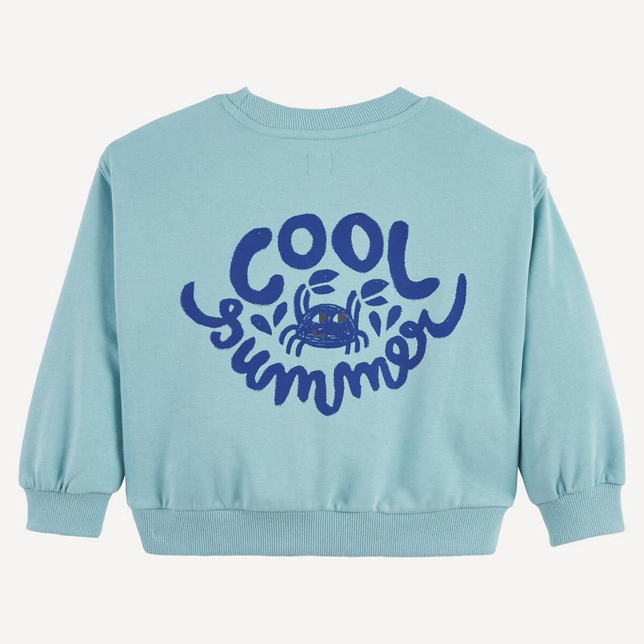La Redoute Collections  Sweat imprimé crabe devant et dos en molleton 