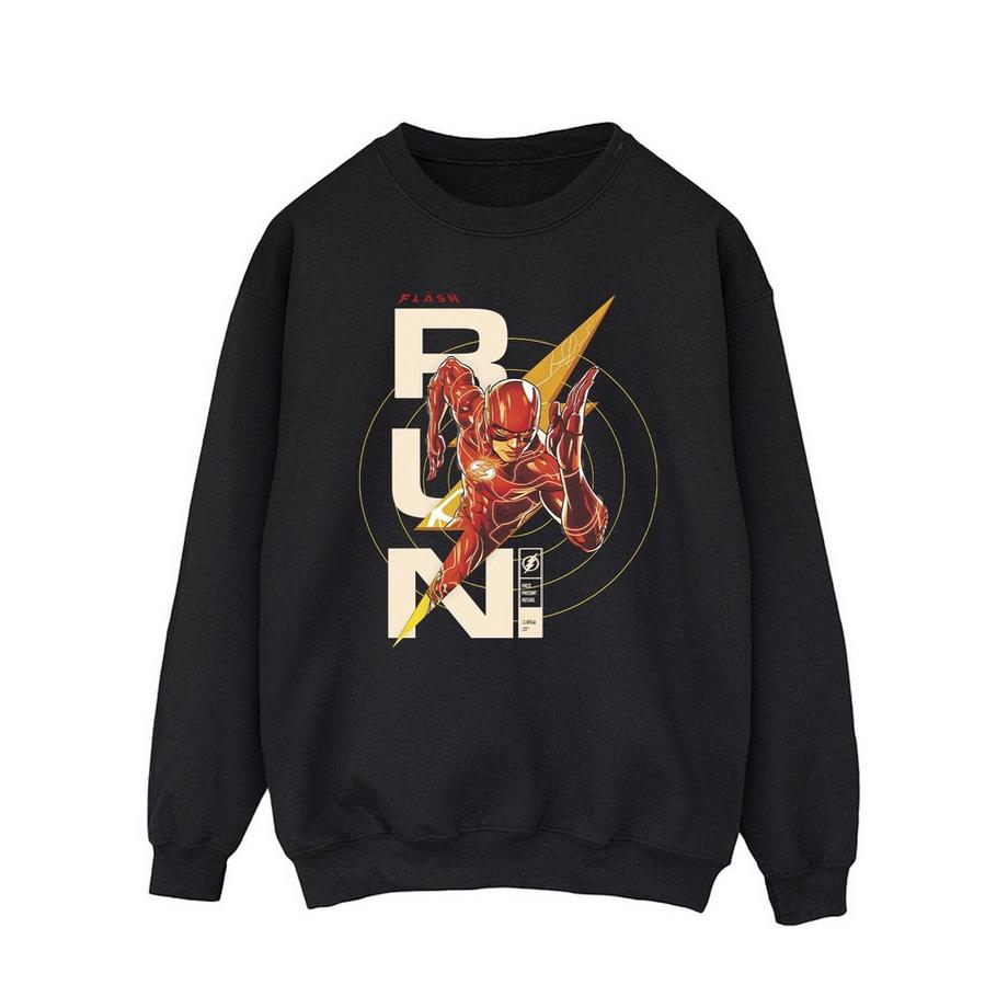 DC COMICS The Flash Run Imprimé Graphique Sweatshirt  