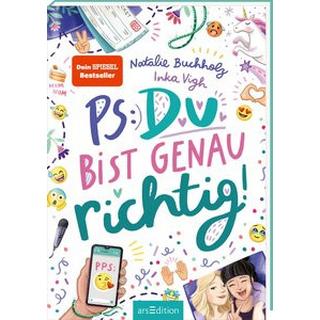 PS: Du bist genau richtig! (PS: Du bist die Beste! 2) Buchholz, Natalie; Vigh, Inka (Illustrationen) Copertina rigida 