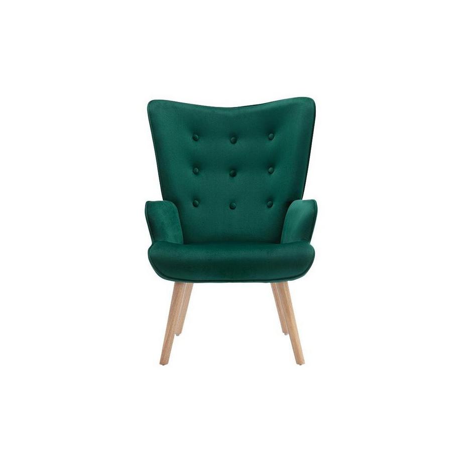 Vente-unique Fauteuil en velours VATELY  