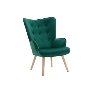 Fauteuil en velours VATELY