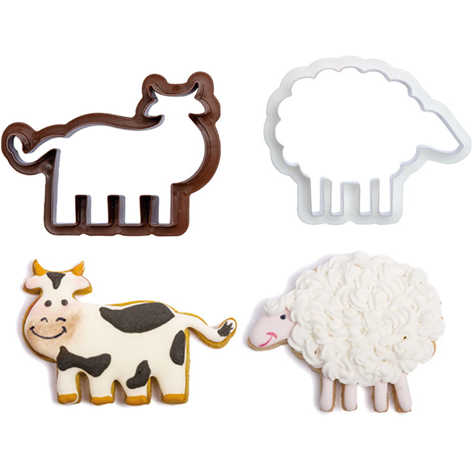 Decora  Ausstecher-Set Bauernhof-Tiere 