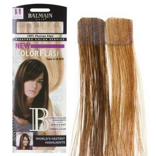 BALMAIN  CF 25 cm honey blond & walnut Color Flash human hair 