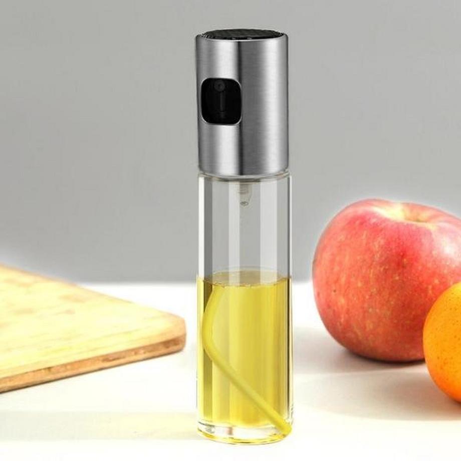 Northio  Flacone Spray per Olio e Aceto - Argento 