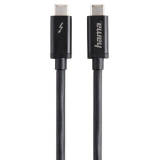 hama  00135708 Lightning-Kabel 0,5 m Schwarz 