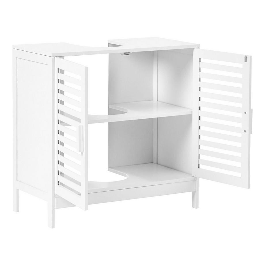 Beliani Meuble-lavabo en Bambou Rustique MISSOULA  