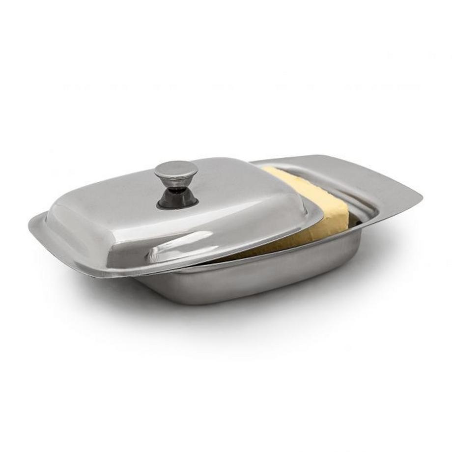 Burriera in acciaio inox con manico