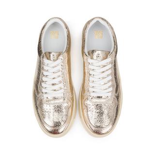 La Redoute Collections  Leder-Sneakers in Metallic-Optik 