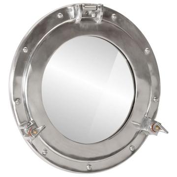 Miroir en forme de porthole aluminium