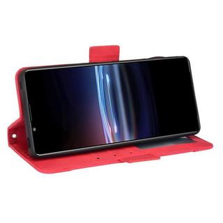 Cover-Discount  Sony Xperia PRO-I - Custodia con slot per carte di credito rosso 