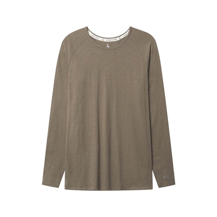 Colours & Sons Slub Langarmshirt  