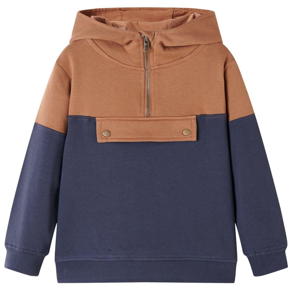 VidaXL  Sweat-shirt à capuche pour enfants coton 