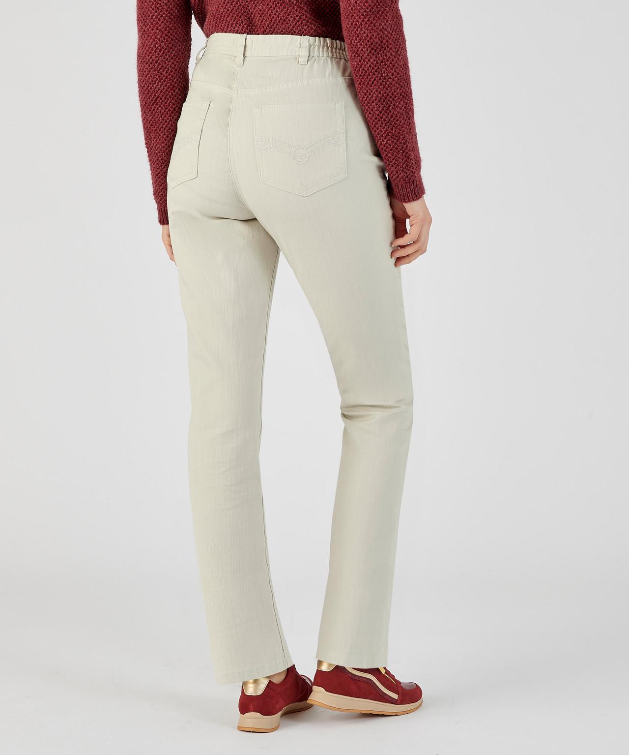 Damart  Pantalon 3 statures en toile souple et confortable. 