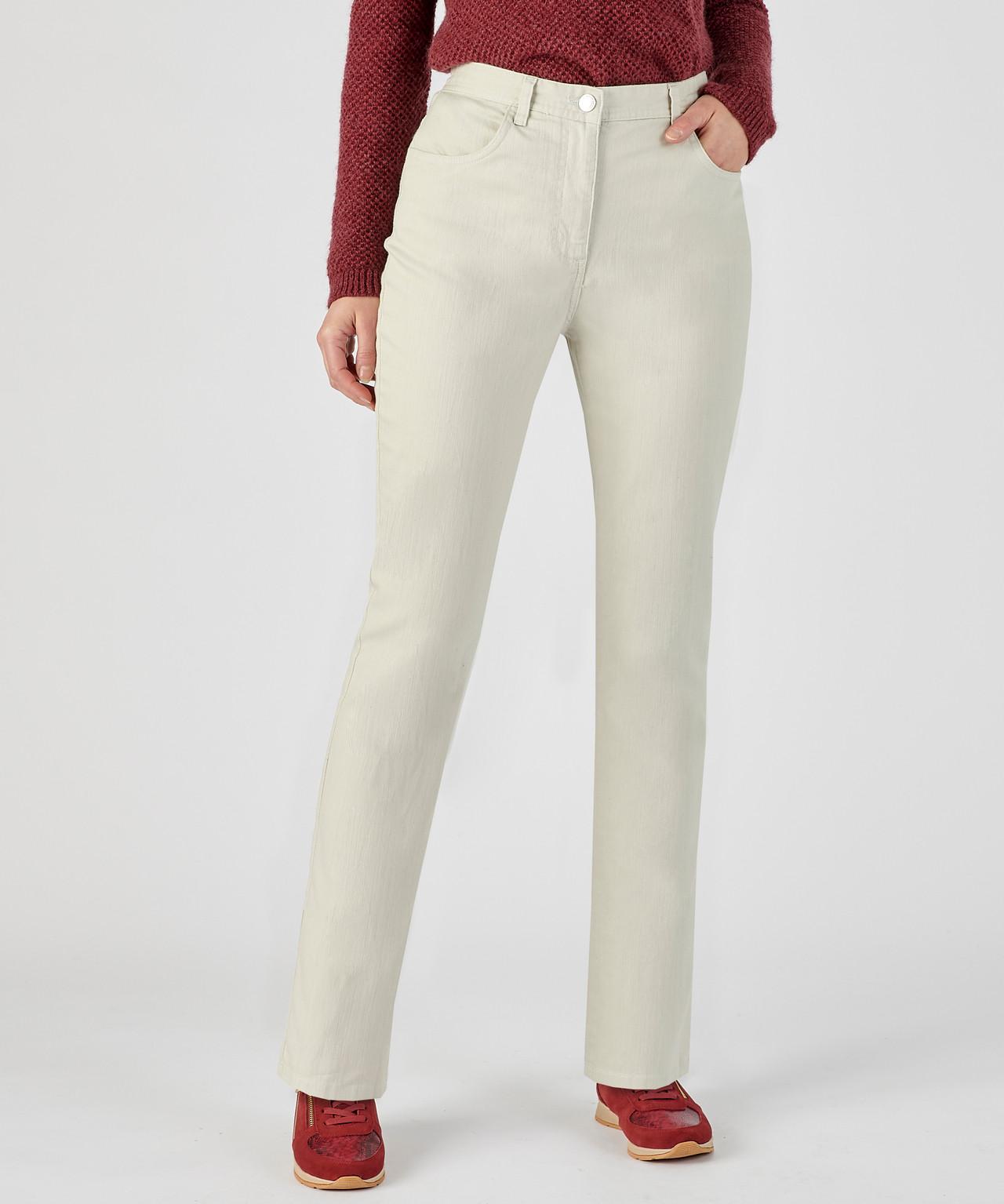 Damart  Pantalon 3 statures en toile souple et confortable. 