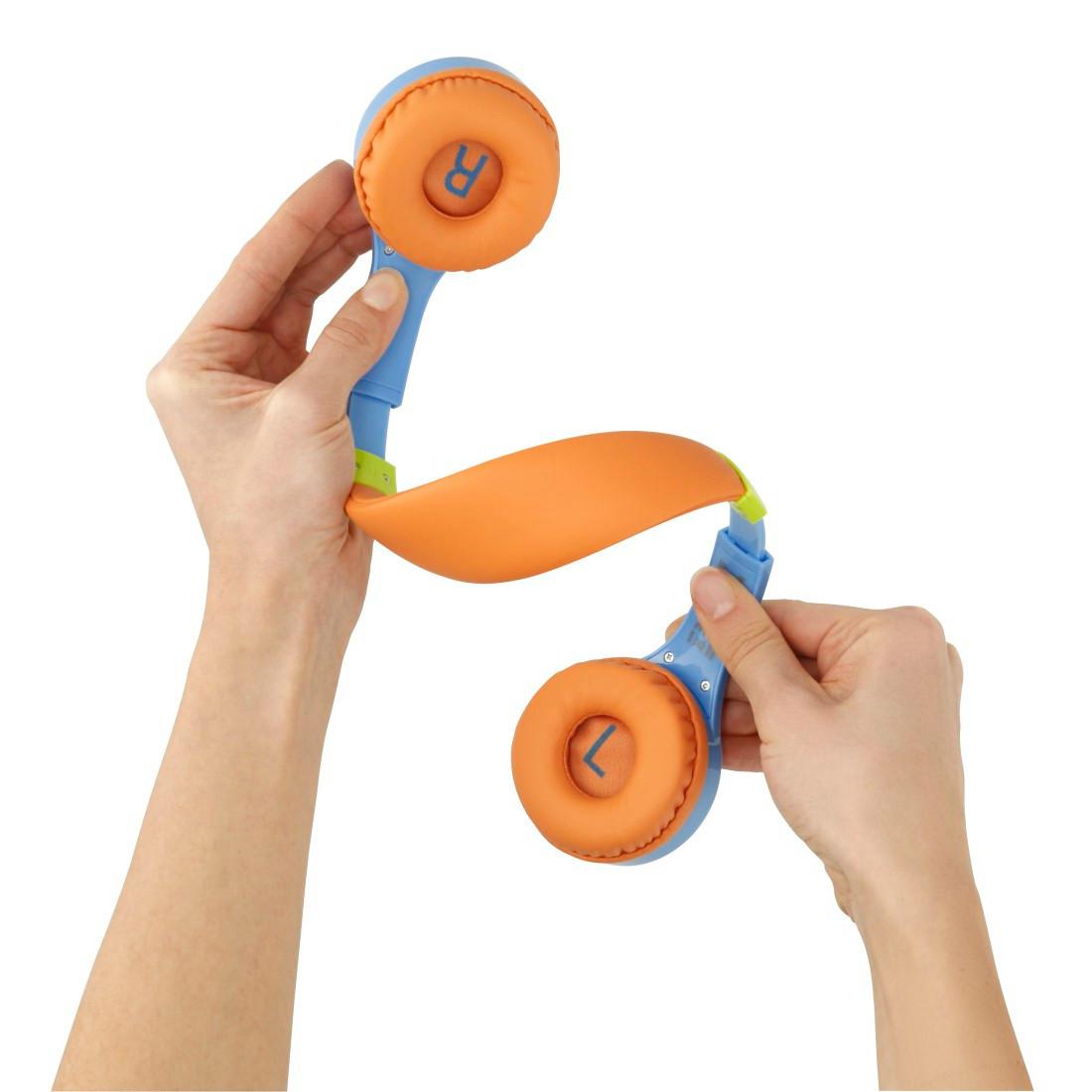 hama  Kinderkopfhörer "Kids Guard", On-Ear, Lautstärkebegrenzung, flexibel, Blau 