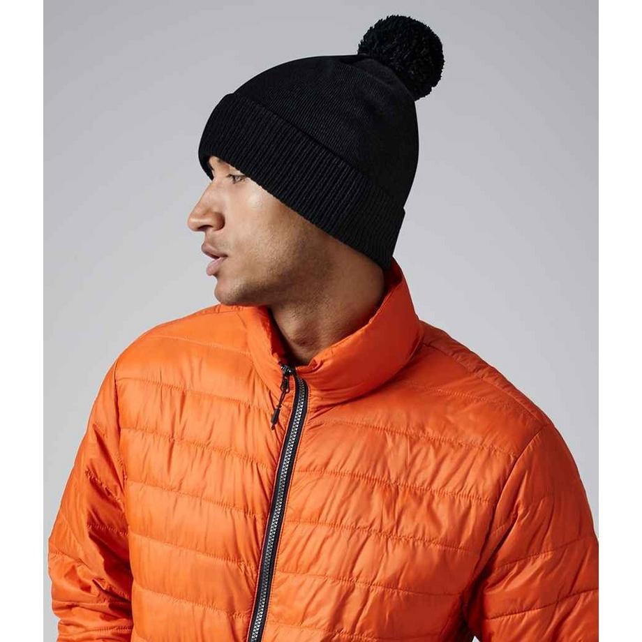 Beechfield Berretto con Pompon Idrorepellente  
