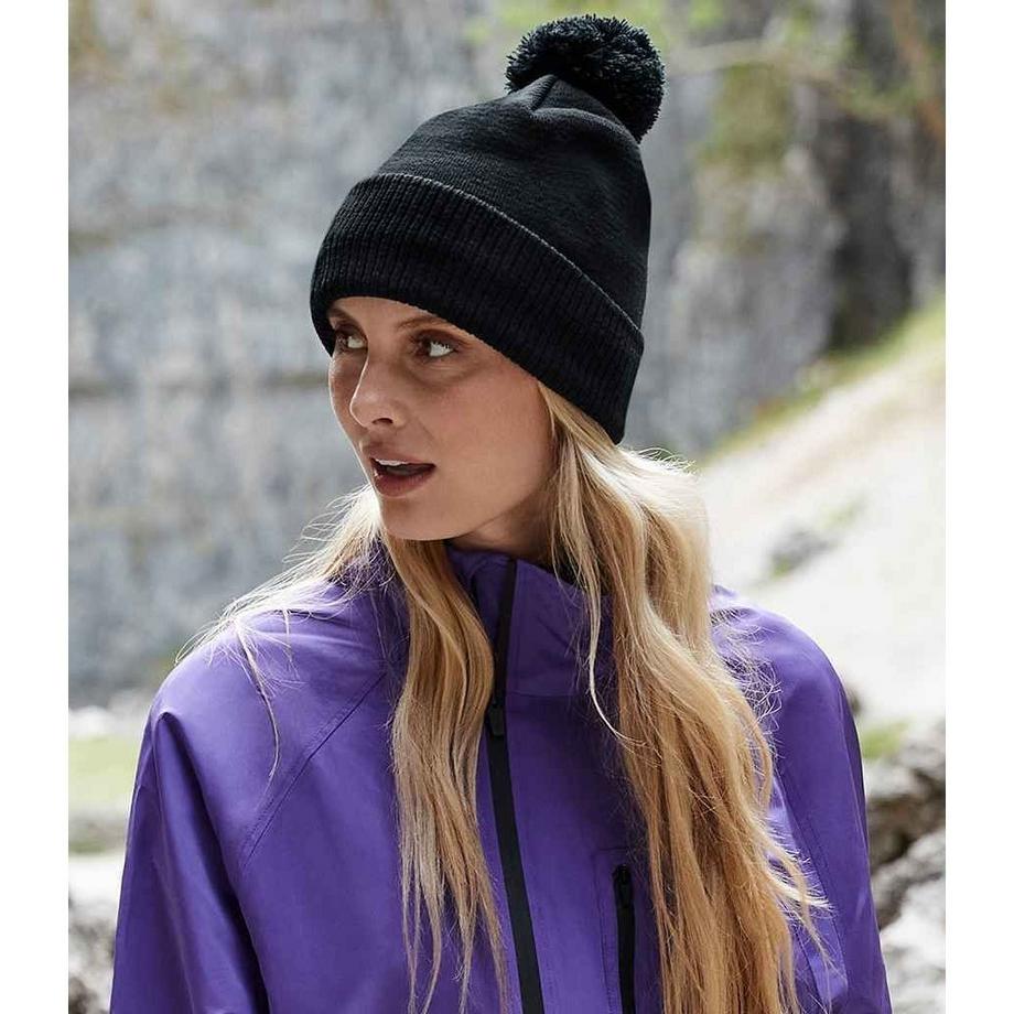 Beechfield Berretto con Pompon Idrorepellente  