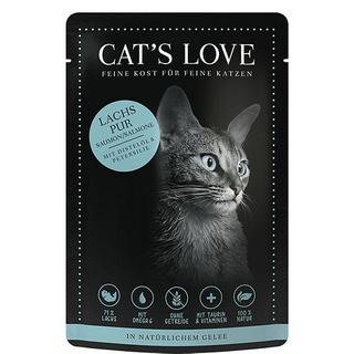 Cat's Love  Salmone puro per adulti, 85 g 