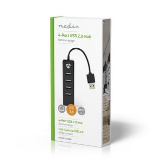 Nedis  USB-Hub 2.0 - 4x USB-Portar 