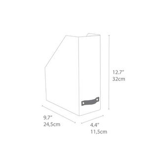 Bigso Box of Sweden Bigso ESTELLE Porte-revues de bureau - Toile noire  