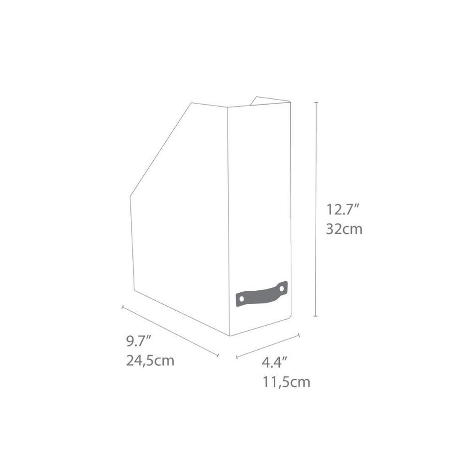 Bigso Box of Sweden Bigso ESTELLE Porte-revues de bureau - Toile noire  