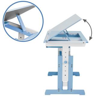 Tectake Scrivania regolabile in altezza 109 x 55 x 63- 94 cm  